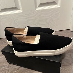 J Slides Black Slip-On Sneakers